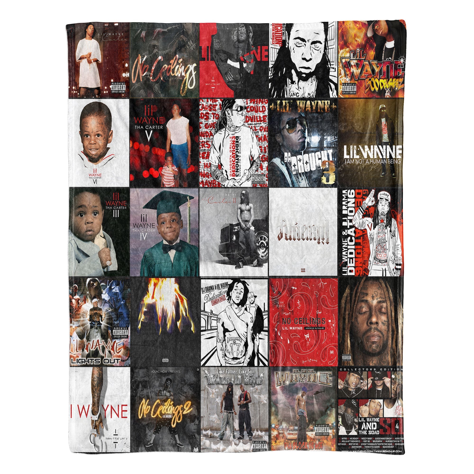 Lil Wayne Sherpa Blanket A Mixtape Legend Tribute for True Fans
