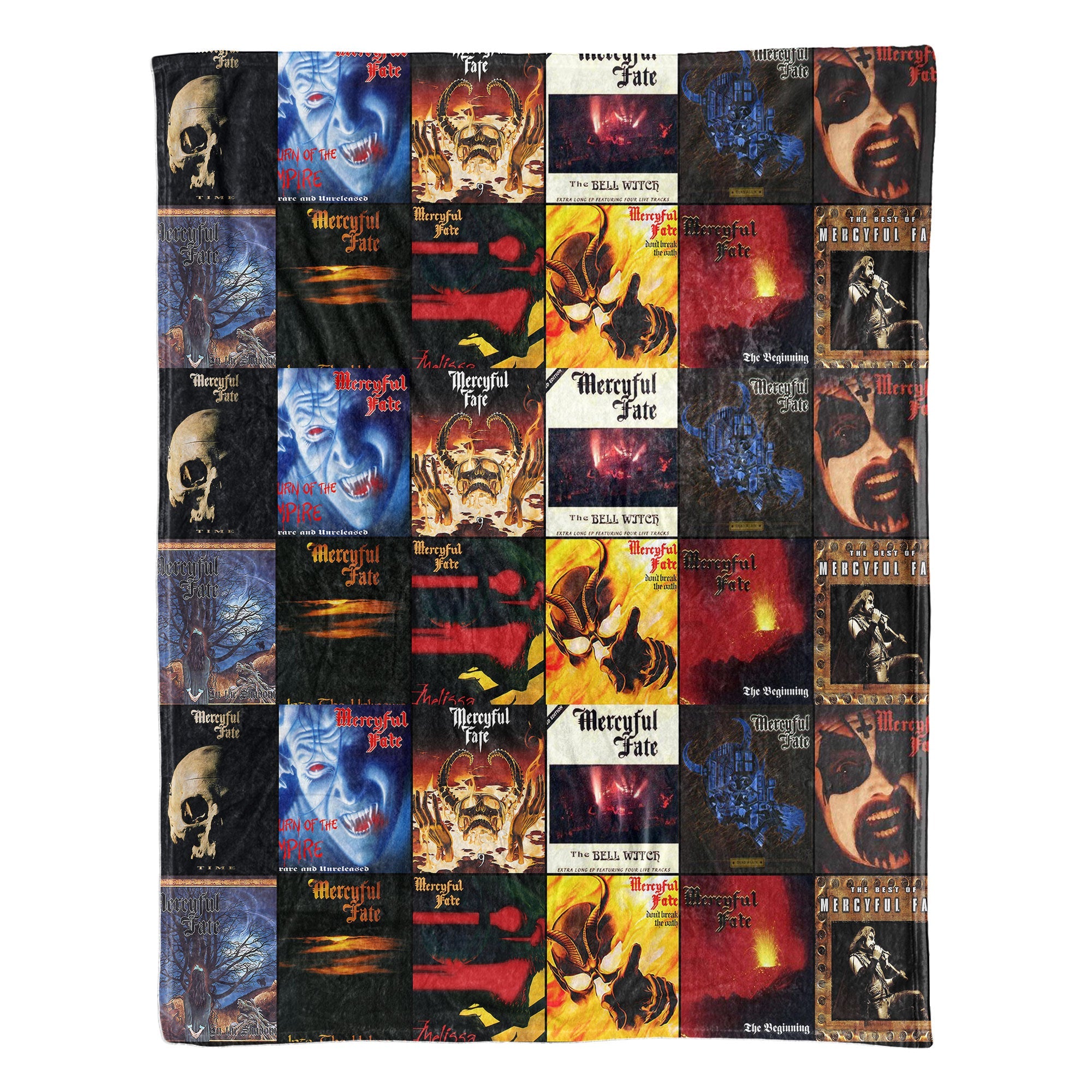 Mercyful Fate Sherpa Blanket A Dark Heavy Metal Tribute for True Fans