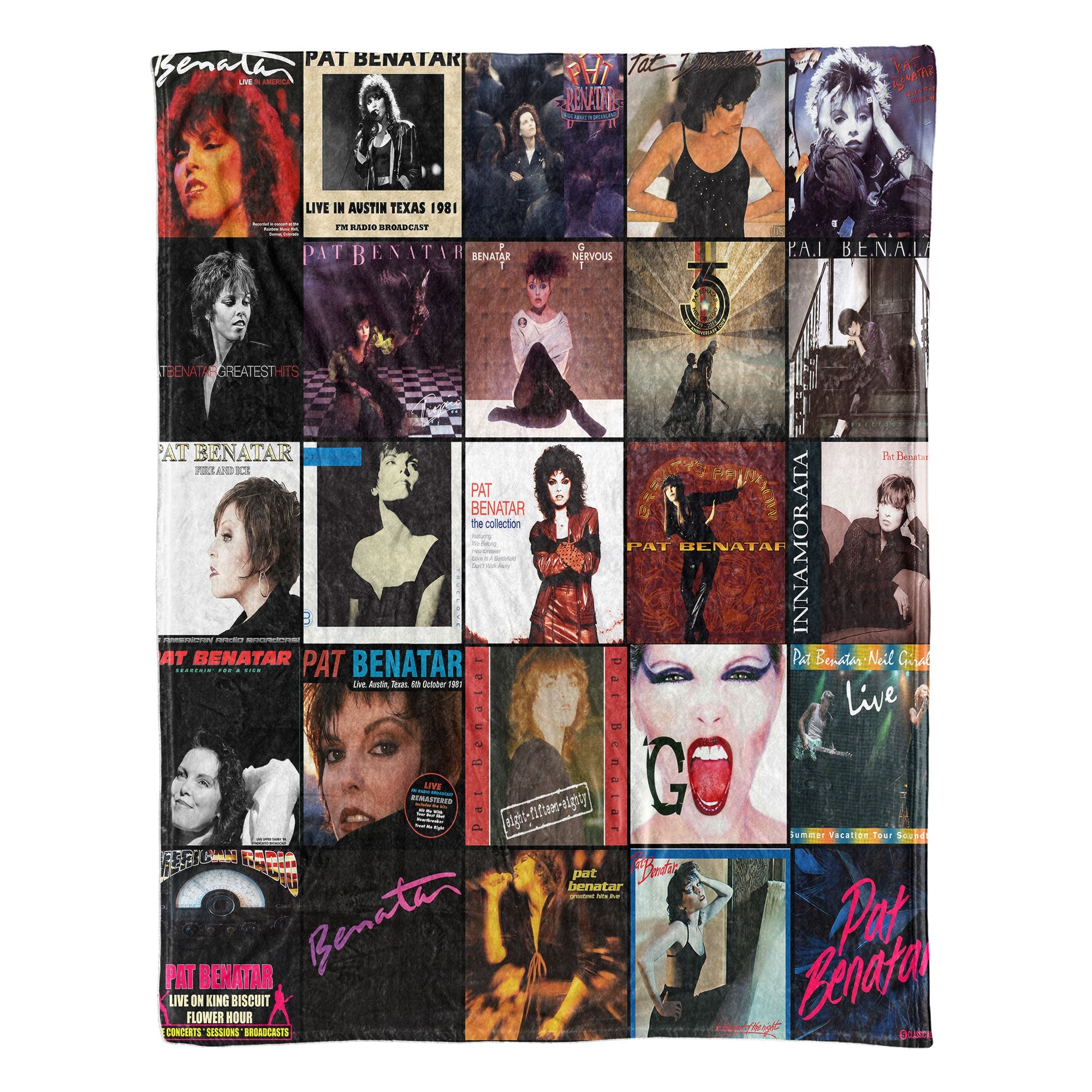 Pat Benatar Sherpa Blanket A Fierce Rock-’n’-Roll Throwback