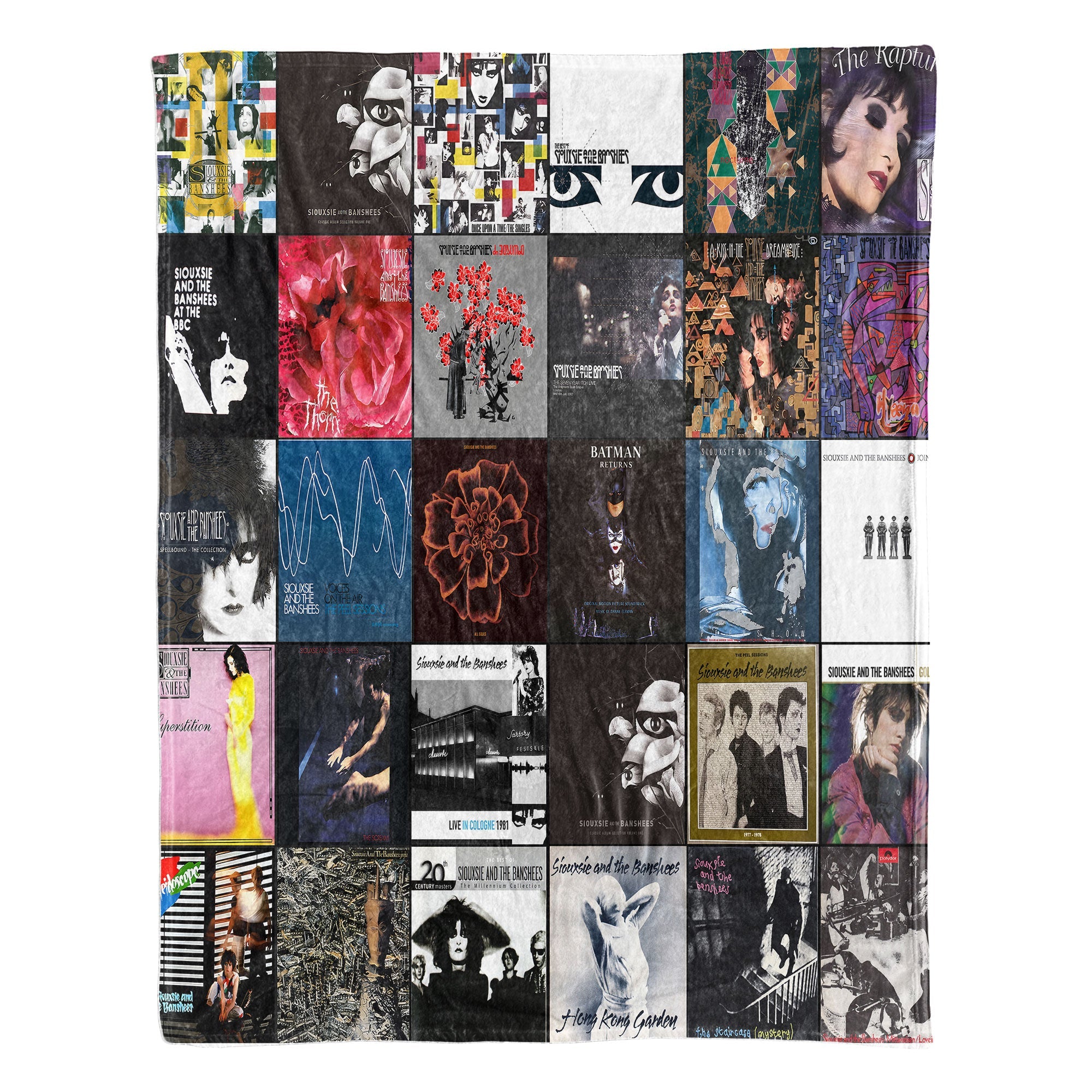 Siouxsie & The Banshees Sherpa Blanket A Gothic Post-Punk Legacy in Every Stitch