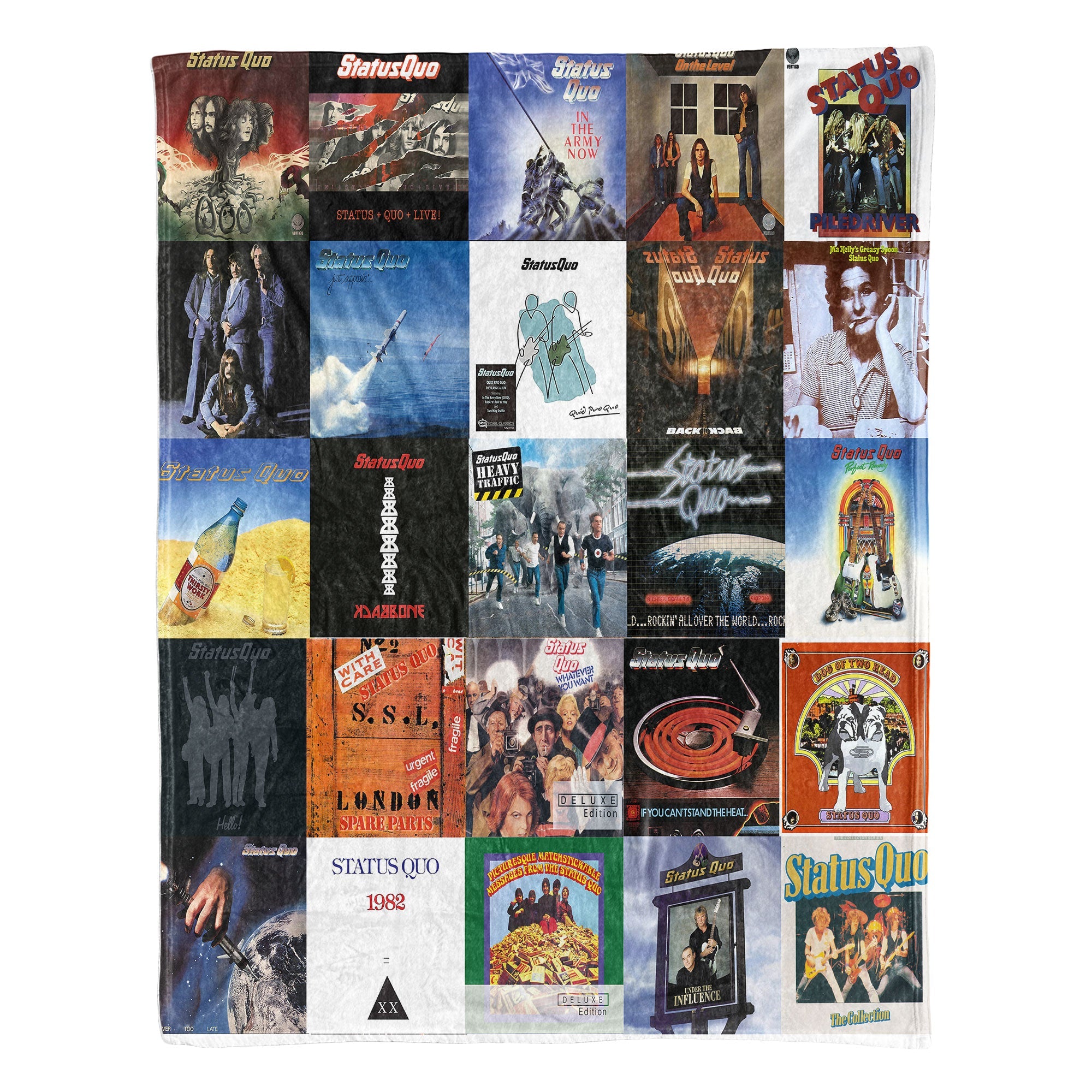 Status Quo Sherpa Blanket A Rock ’n’ Roll Tribute for Lifelong Fans