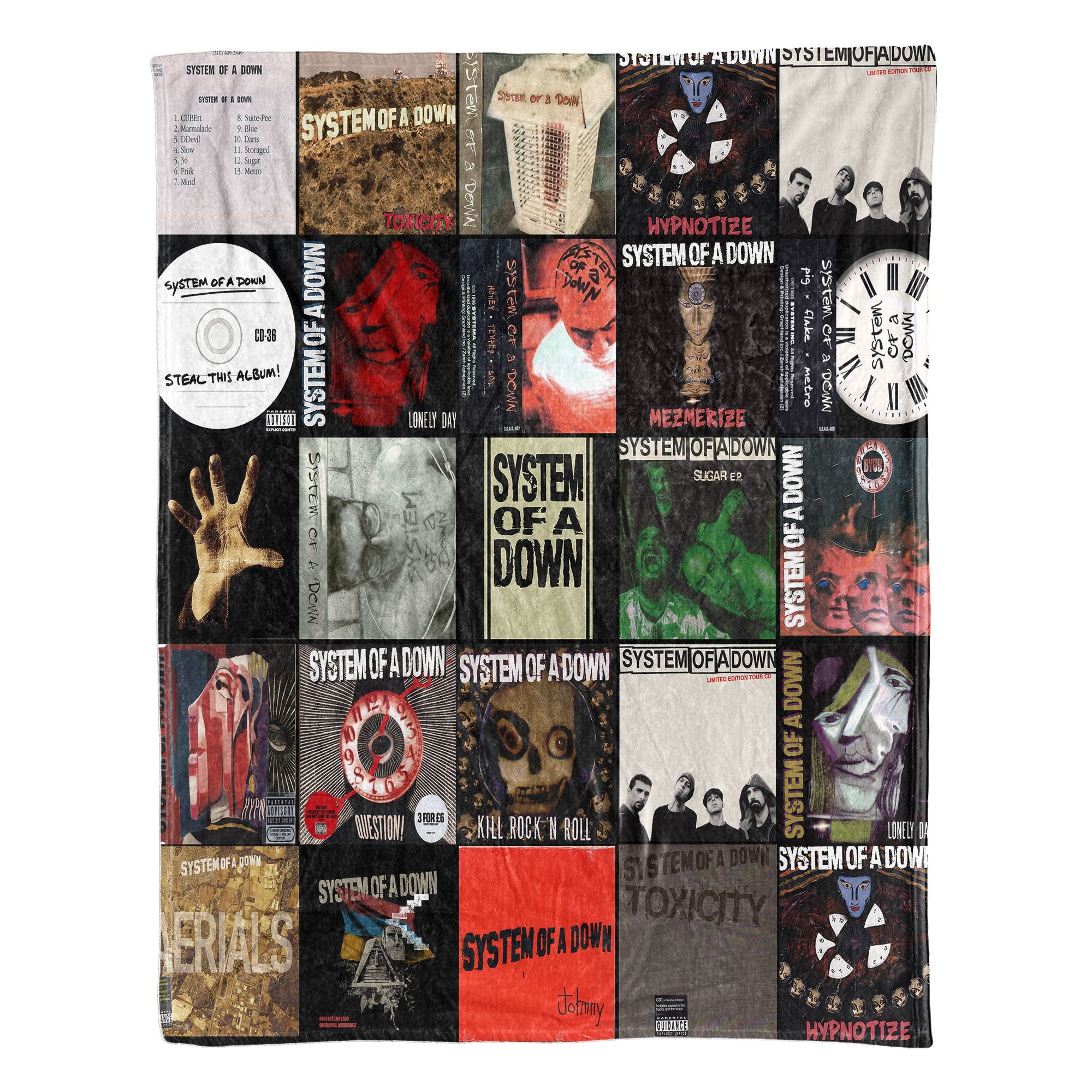 System Of A Down Sherpa Blanket A Raw, Iconic Tribute for True Fans