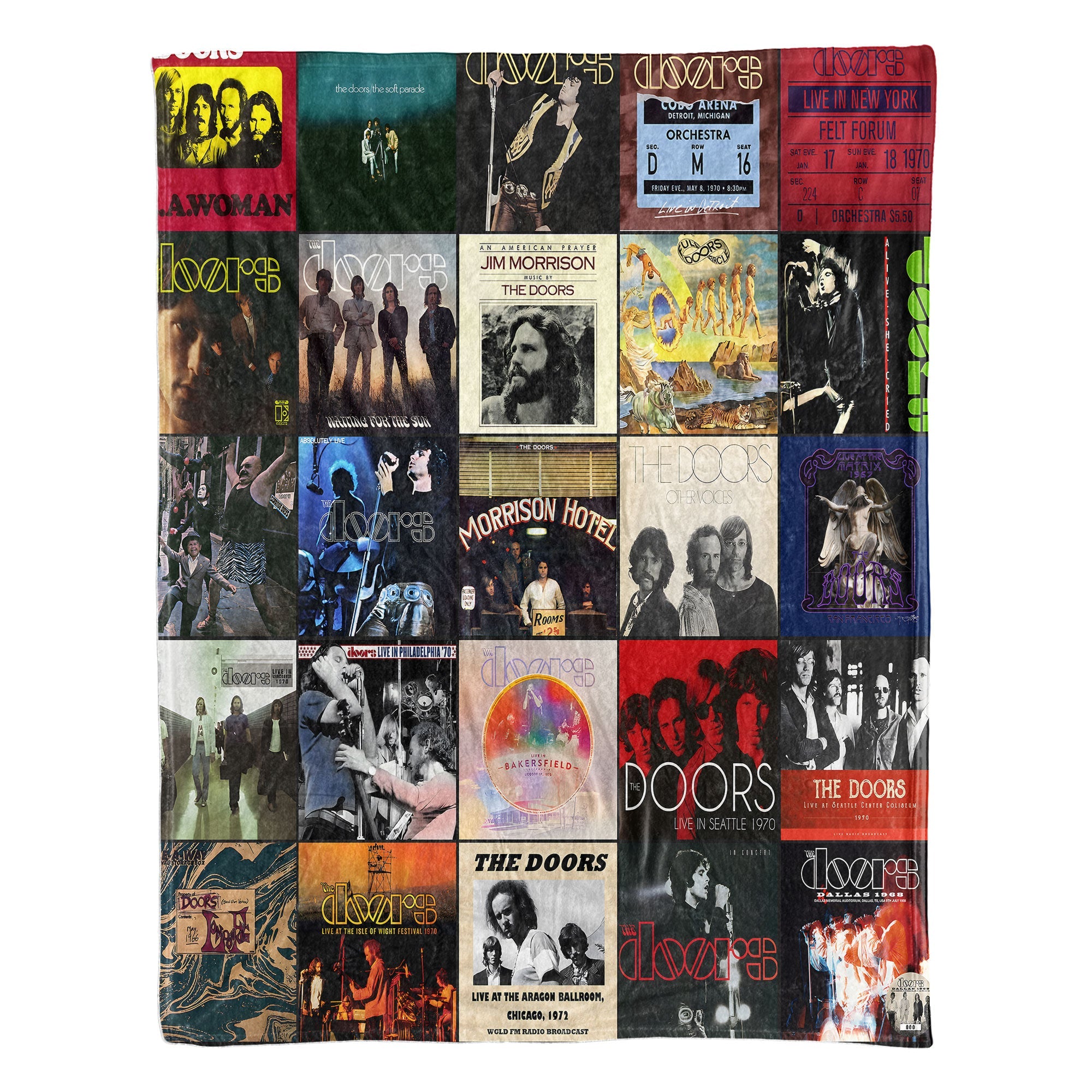 The Doors Sherpa Blanket A Psychedelic Rock Tribute for True Fans