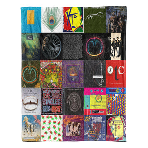 XTC Sherpa Blanket Art-Pop Warmth Wrapped in Iconic Album Imagery