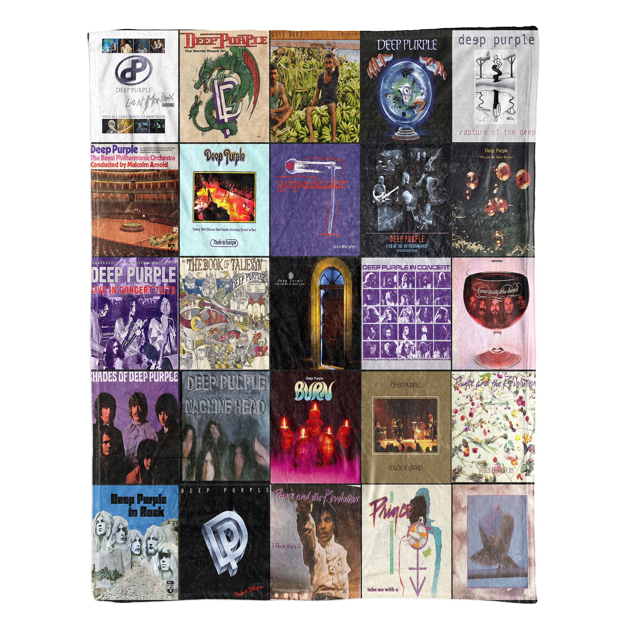 Deep Purple Sherpa Blanket Classic Rock Warmth for True Legends Fans