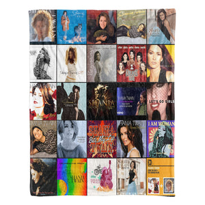 Shania Twain Sherpa Blanket A Country-Pop Icon Tribute for True Fans