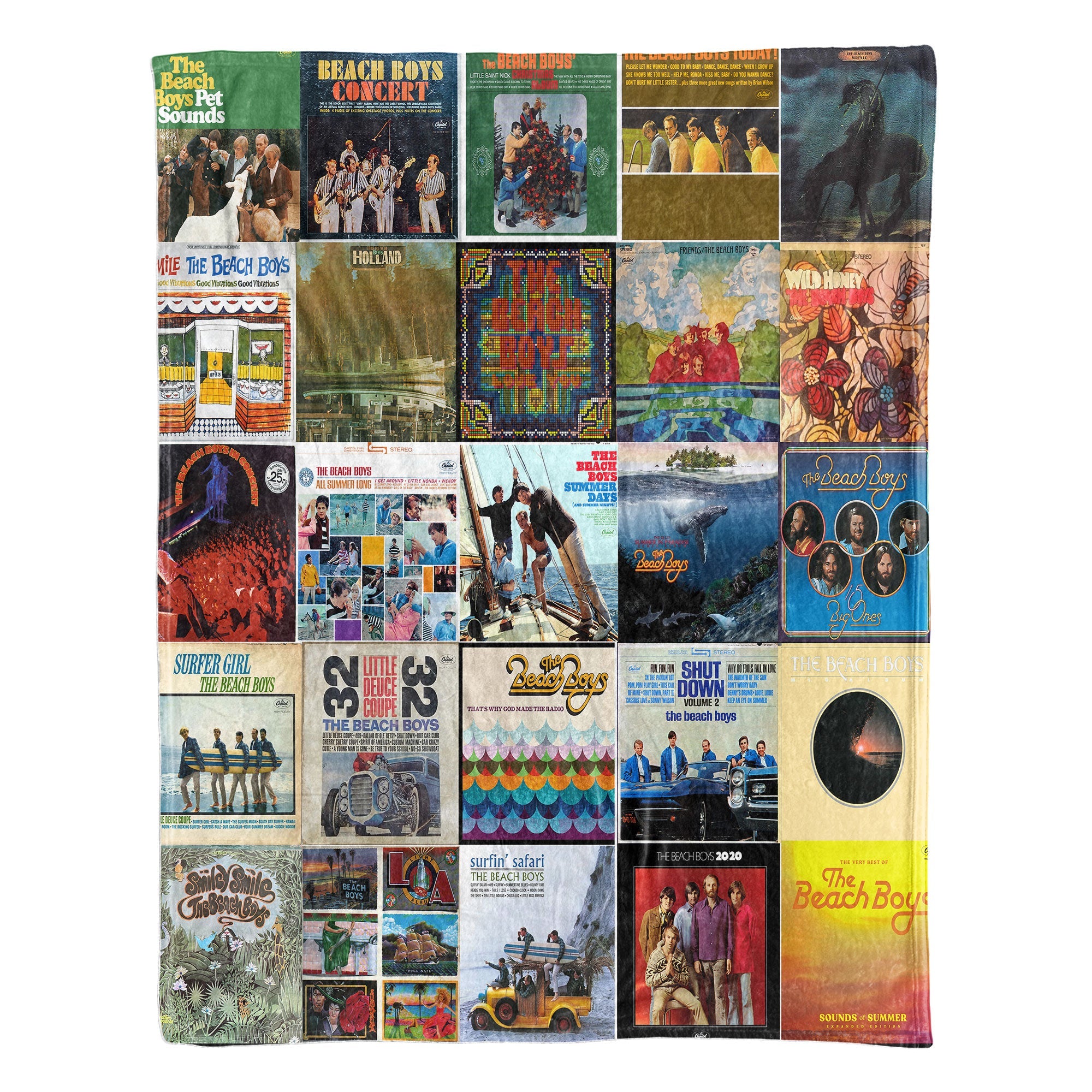 The Beach Boys Sherpa Blanket A Sun-Soaked Tribute to Timeless California Classics