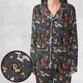 Cute Space Star Trek Pajamas Set