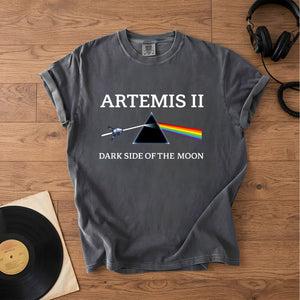 Cosmic Prism Comfort Tee Space & Retro Rock Inspired Graphic Shirt