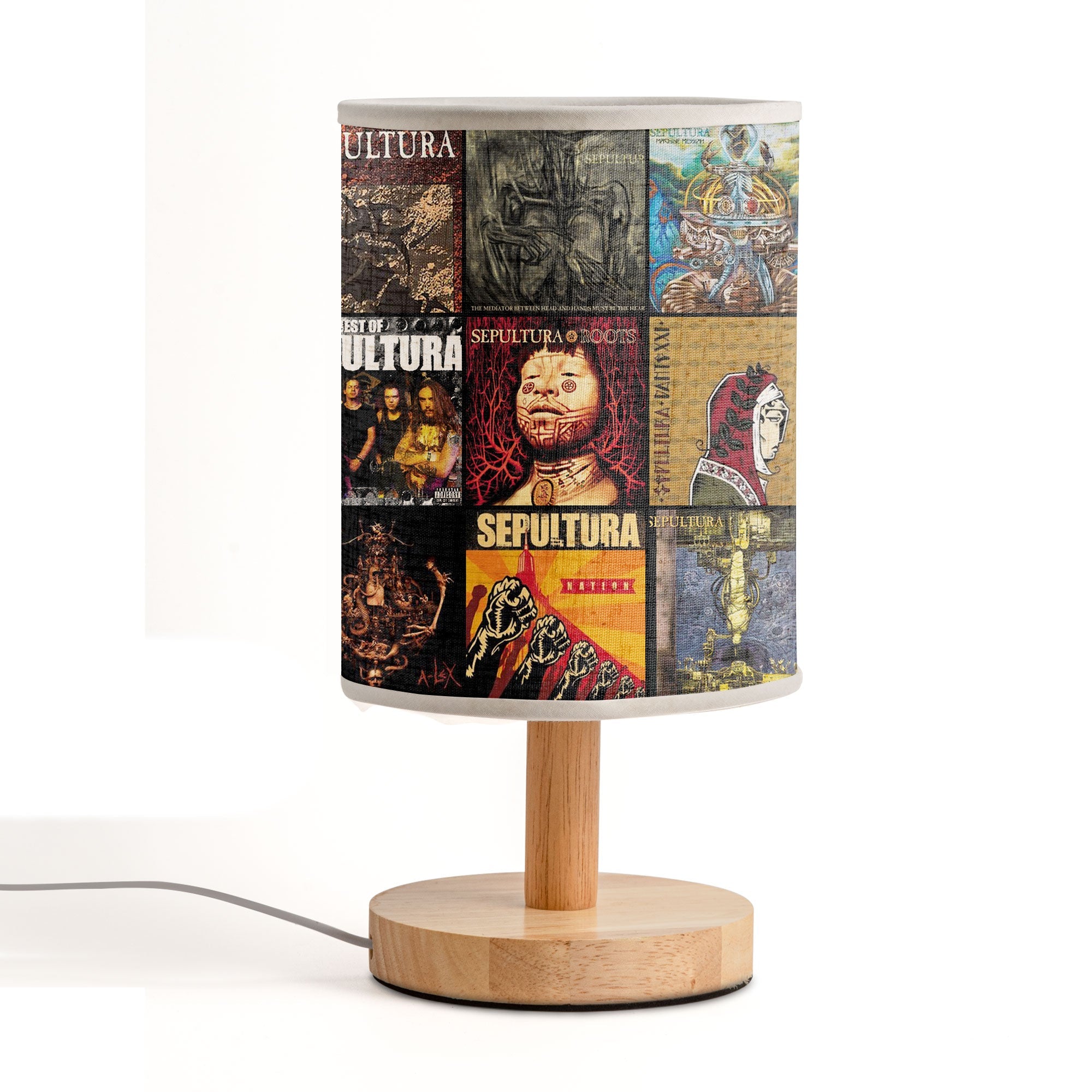 Sepultura Albums Table Lamp Metal Art Light for Fans