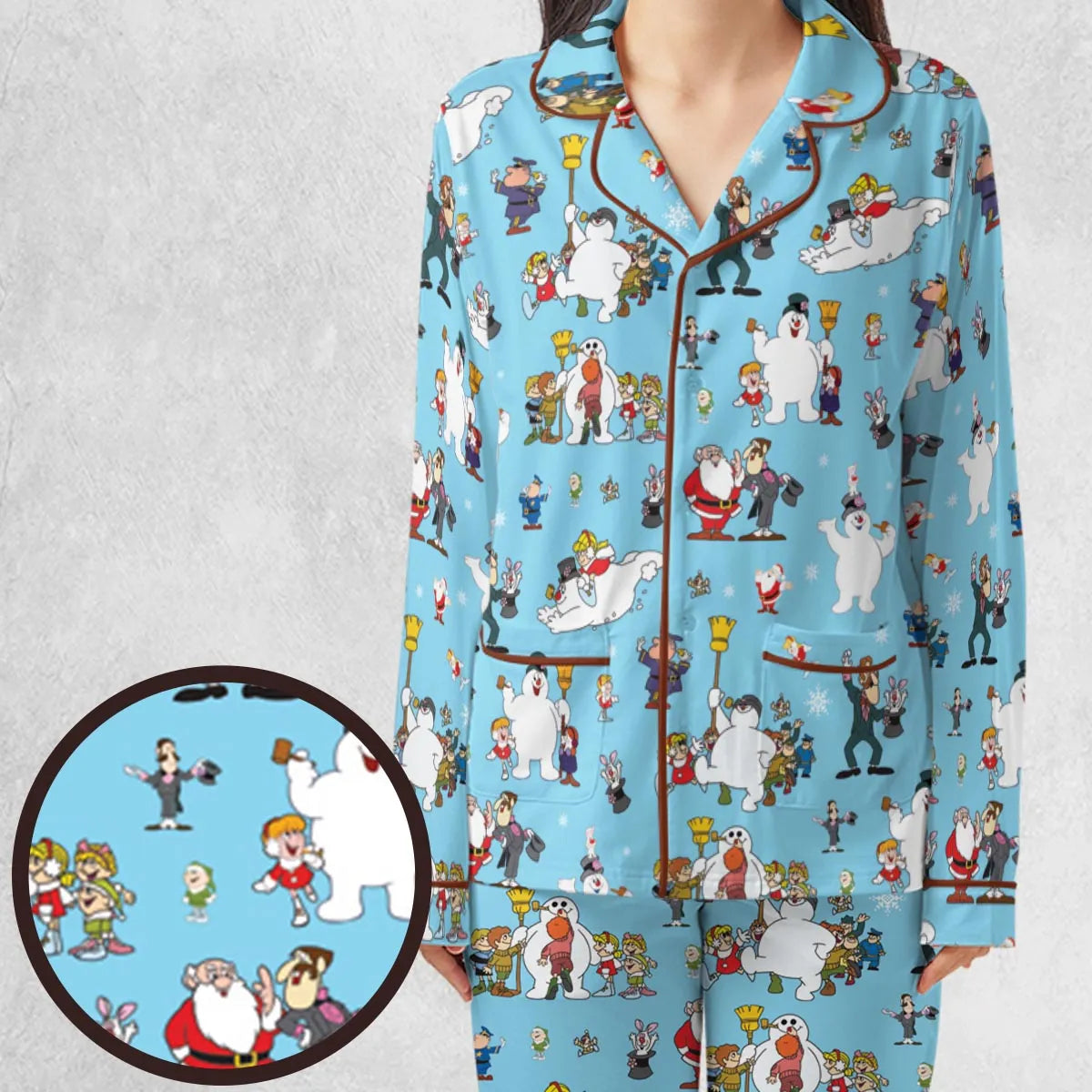 Cast Frosty The Snowman Pajamas Set