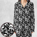 Ghostface Horror Movie Pattern Halloween Pajamas Set