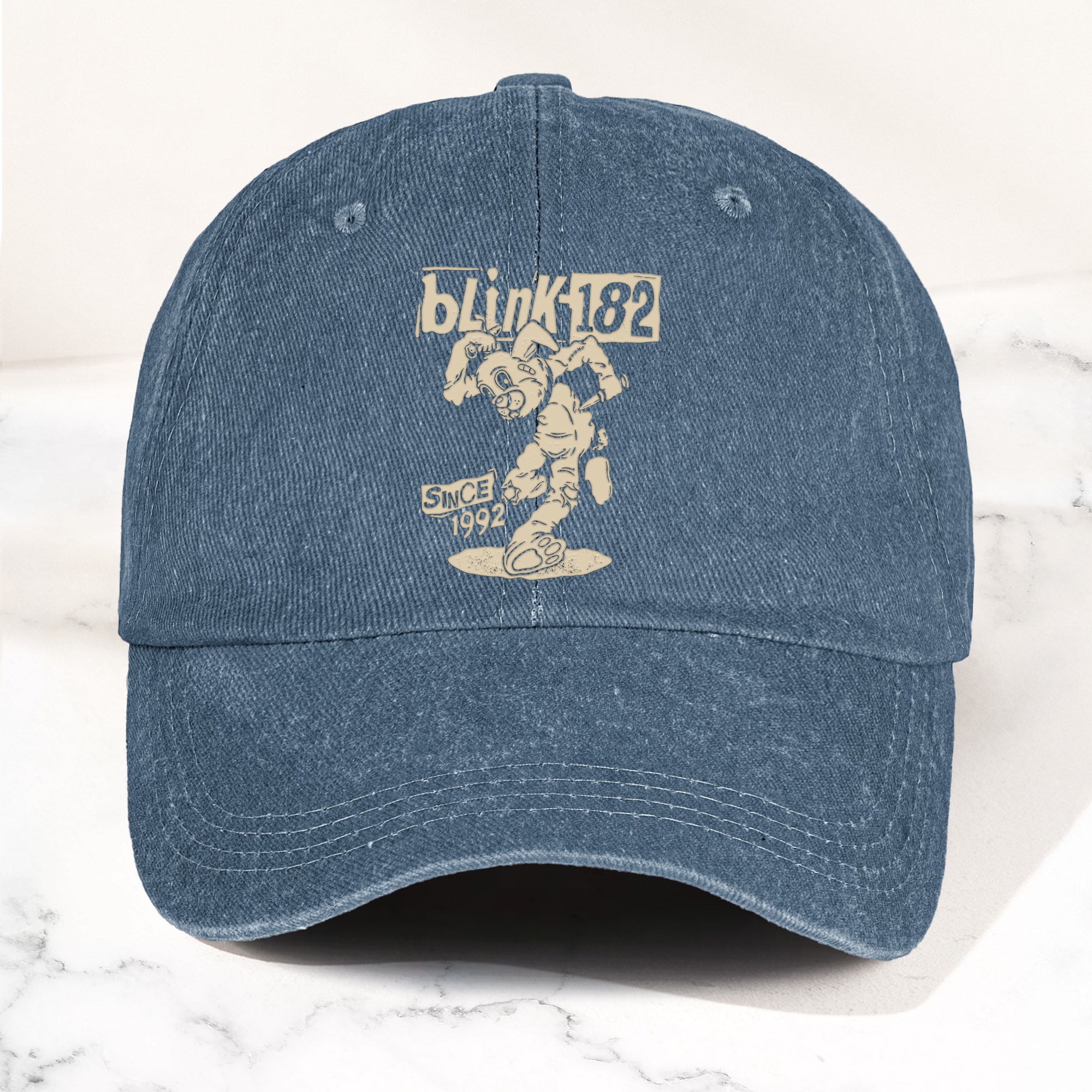 Blink-182 Denim Cap Bunny “Since 1992” Vintage Dad Hat (With Box)