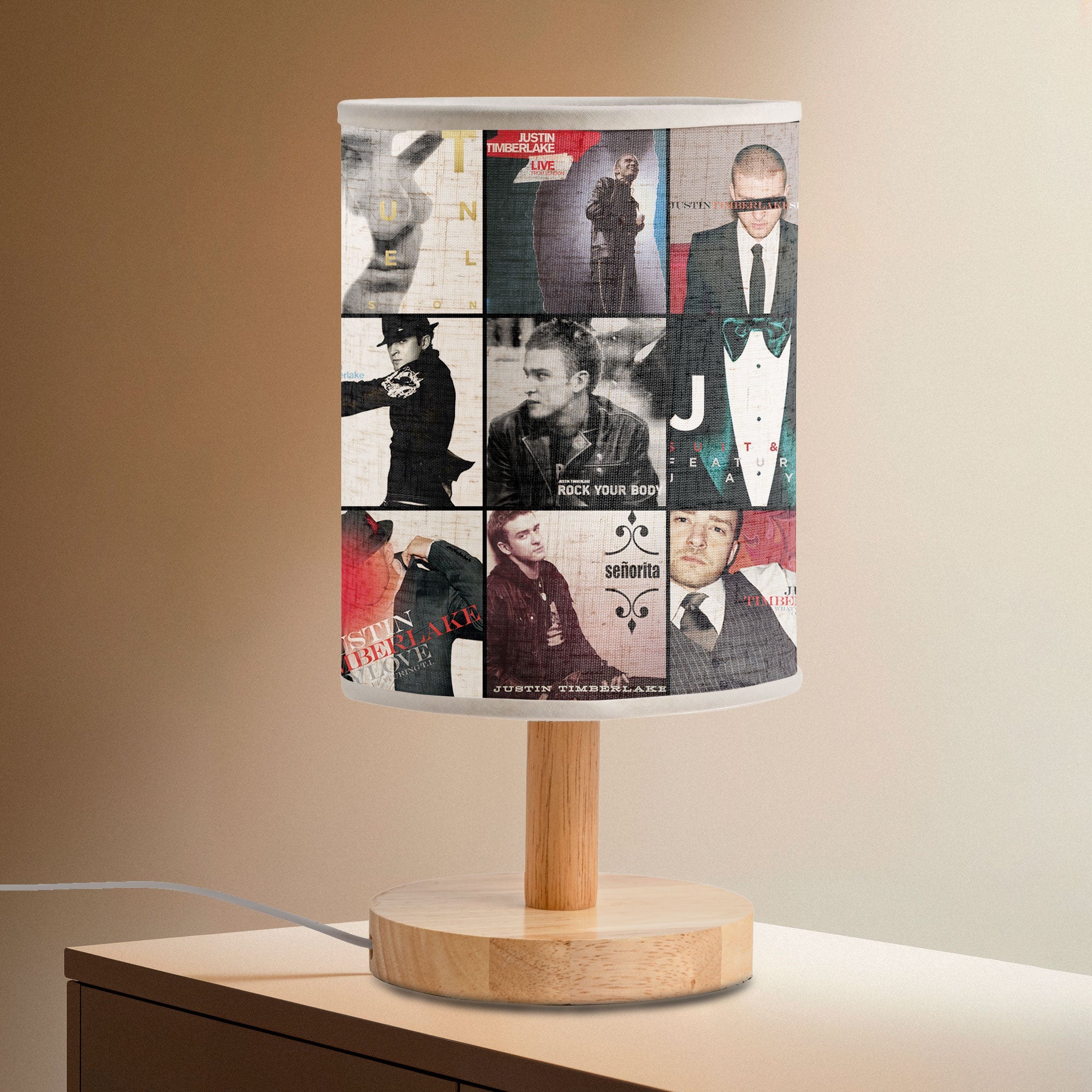 Justin Timberlake Album Art Lamp Soulful Pop & Timeless Groove
