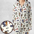 Horror Movie Pop Characters Pattern Pajamas Set