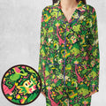 Grass Type Pokemon Pattern Pajamas Set