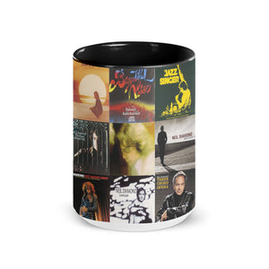 Neil Diamond Accent Mug Classic Album Cover Collage Gift