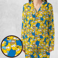 Head Toss The Simpson Characters Pajamas Set