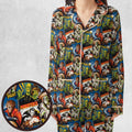 The Horror The Fright Dracula Frankenstein The Wolfman Monster Universal Pattern Pajamas Set