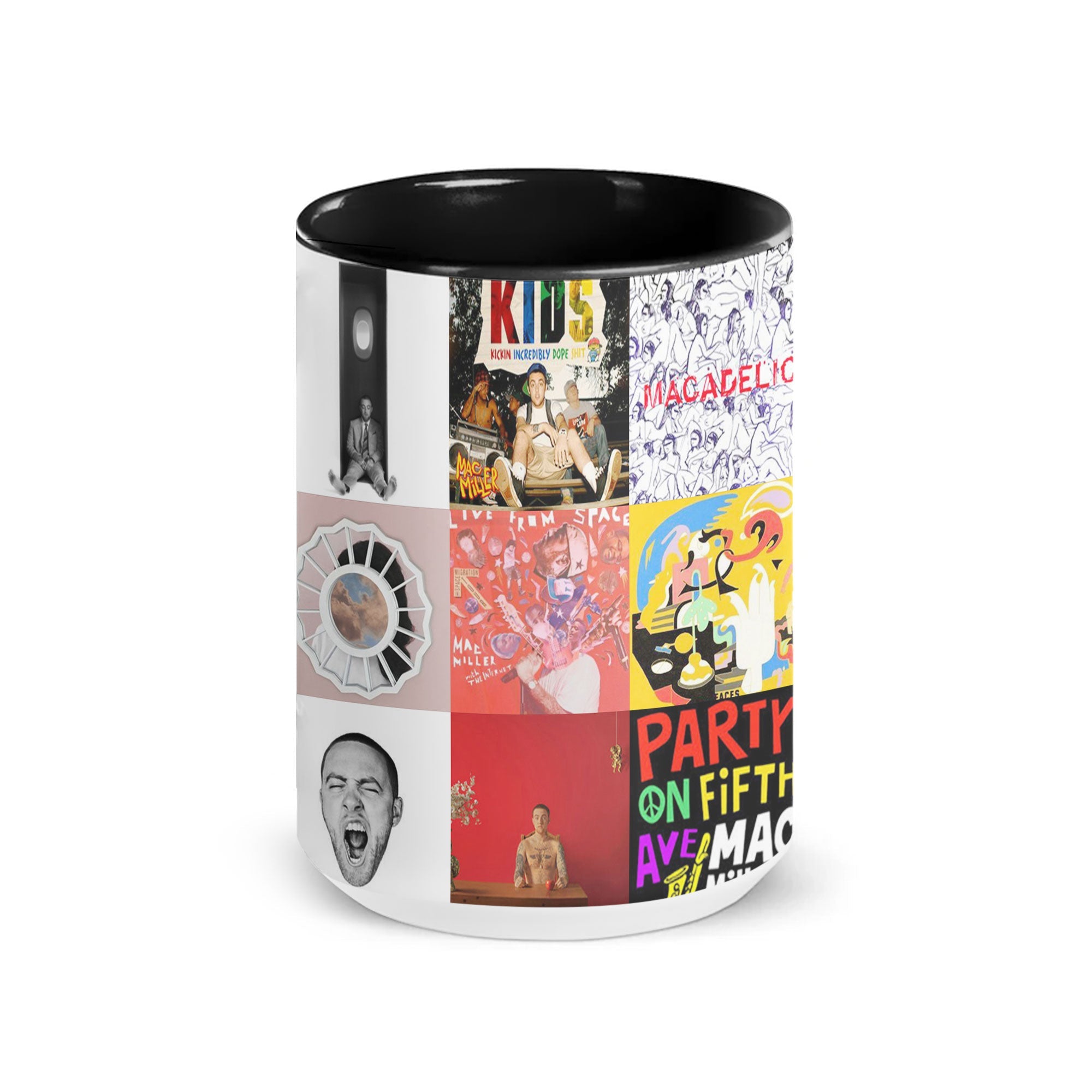 Mac Miller Accent Mug Classic Album Cover Collage Gift