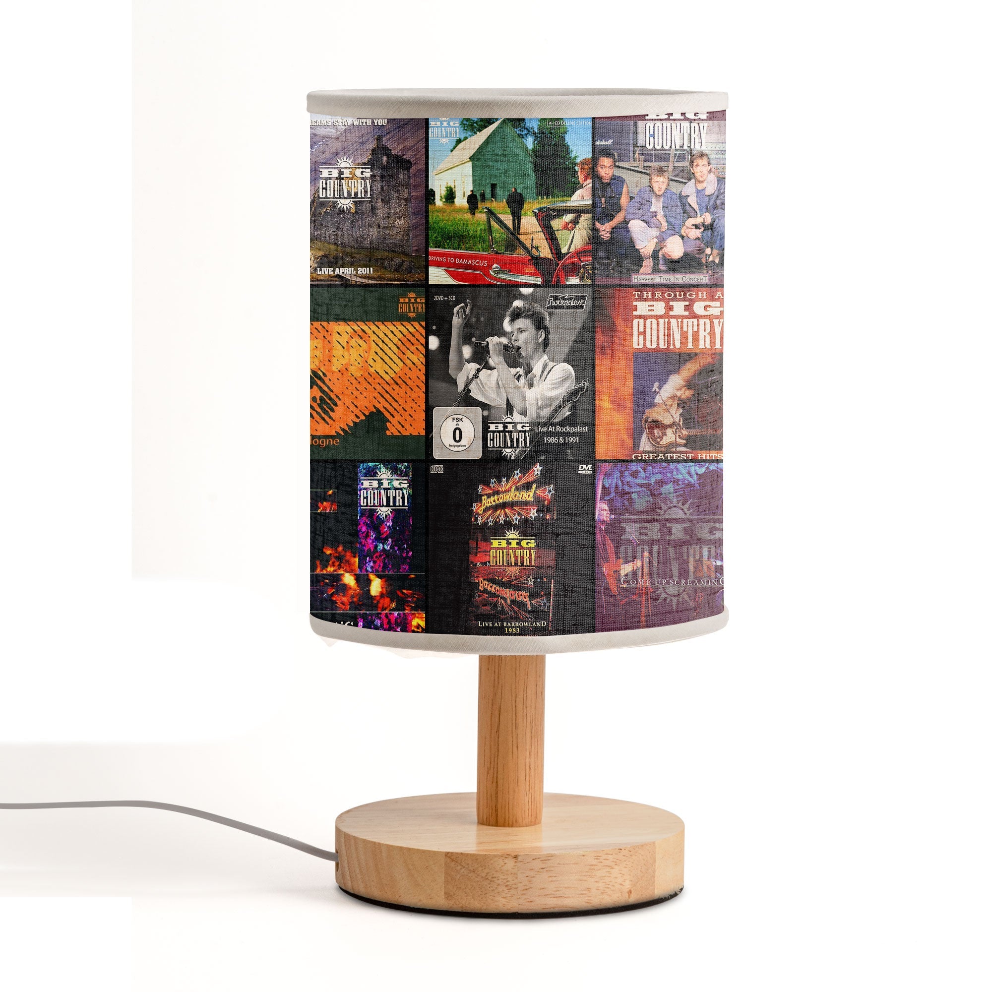 Big Country Album Cover Lamp Classic Rock Nostalgia Home Decor