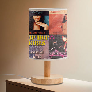 Aaliyah Album Art Table Lamp R&B Legend Decorative Light