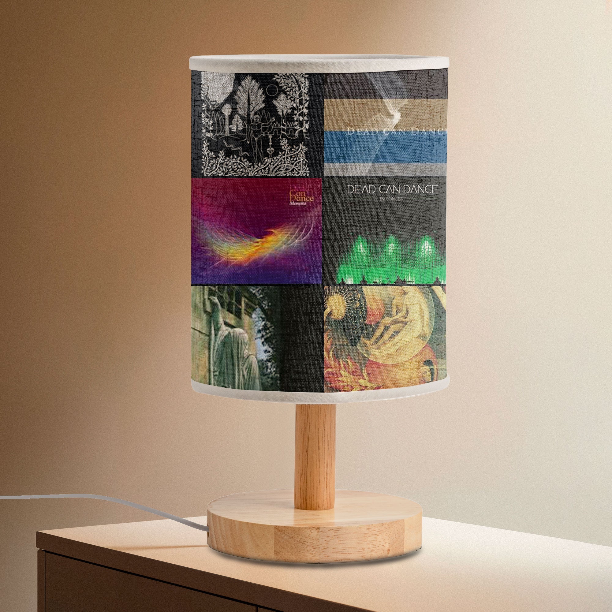 Dead Can Dance Fabric Lamp Ethereal Sound & Light