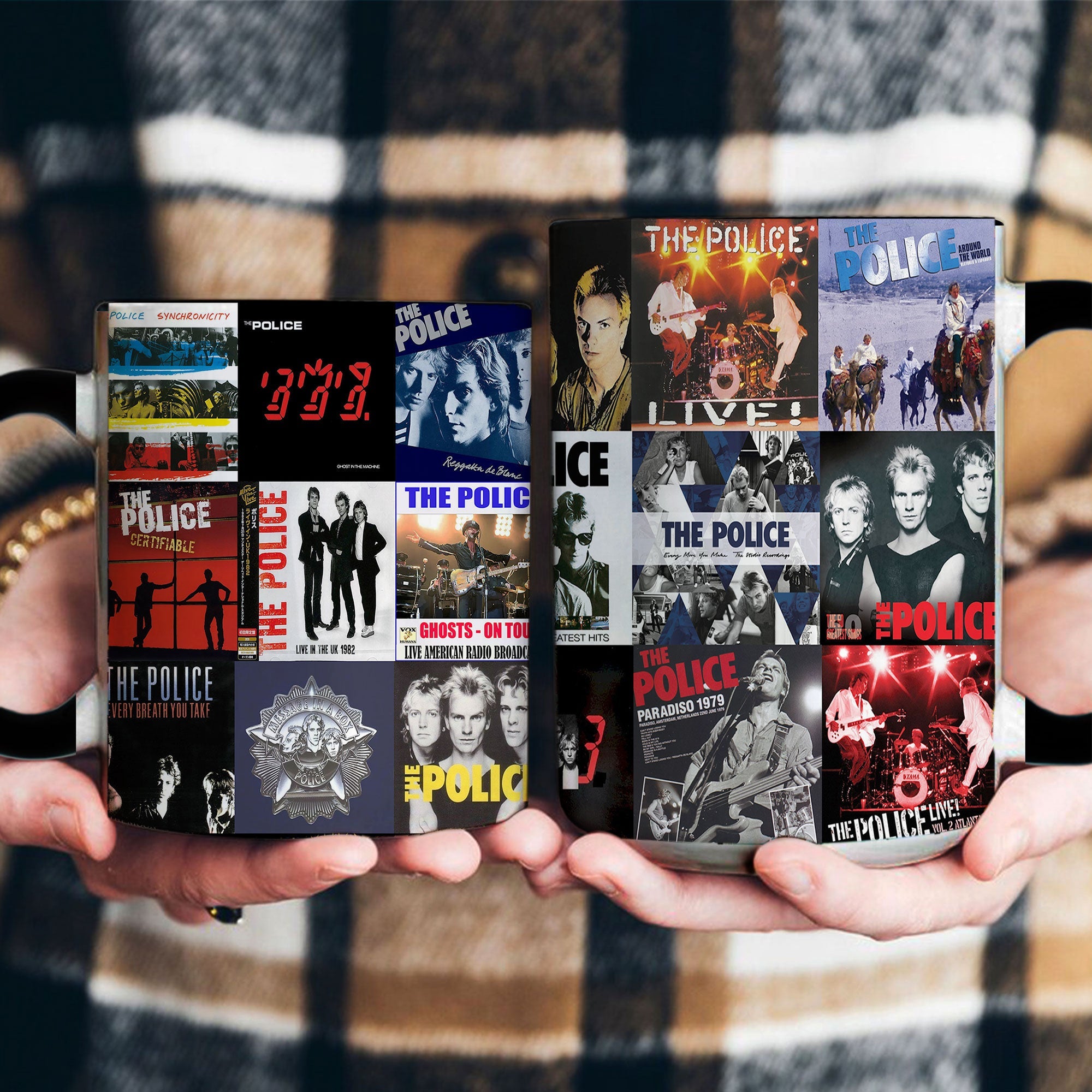 The Police Accent Mug Classic Album Cover Collage Gift