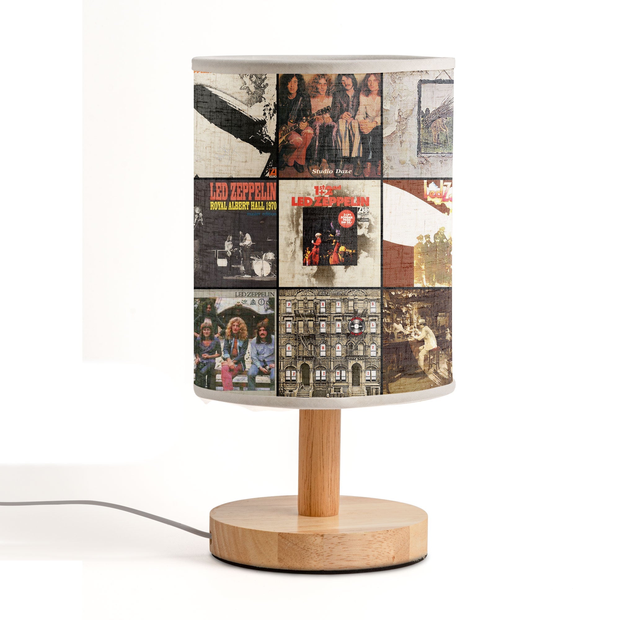 Led Zeppelin Lamp Rock Legends Illuminate the Night