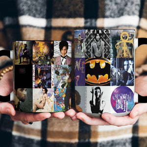 Prince Accent Mug A Retro Celebration of Iconic Albums