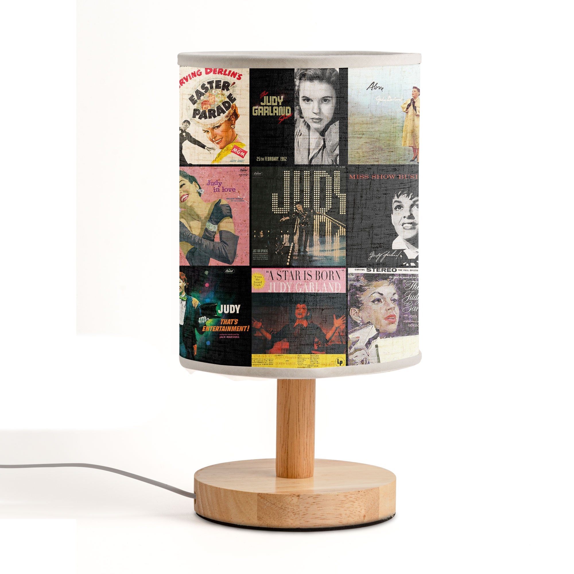 Judy Garland Fabric Lamp Vintage Glamour in Every Glow