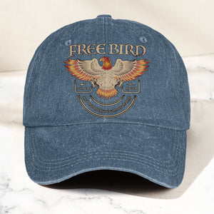 Lynyrd Skynyrd Denim Cap “Free Bird” Vintage Eagle Dad Hat
