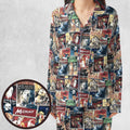 Pioneering '50s Classics Monster Hammer Horror Films Pajamas Set