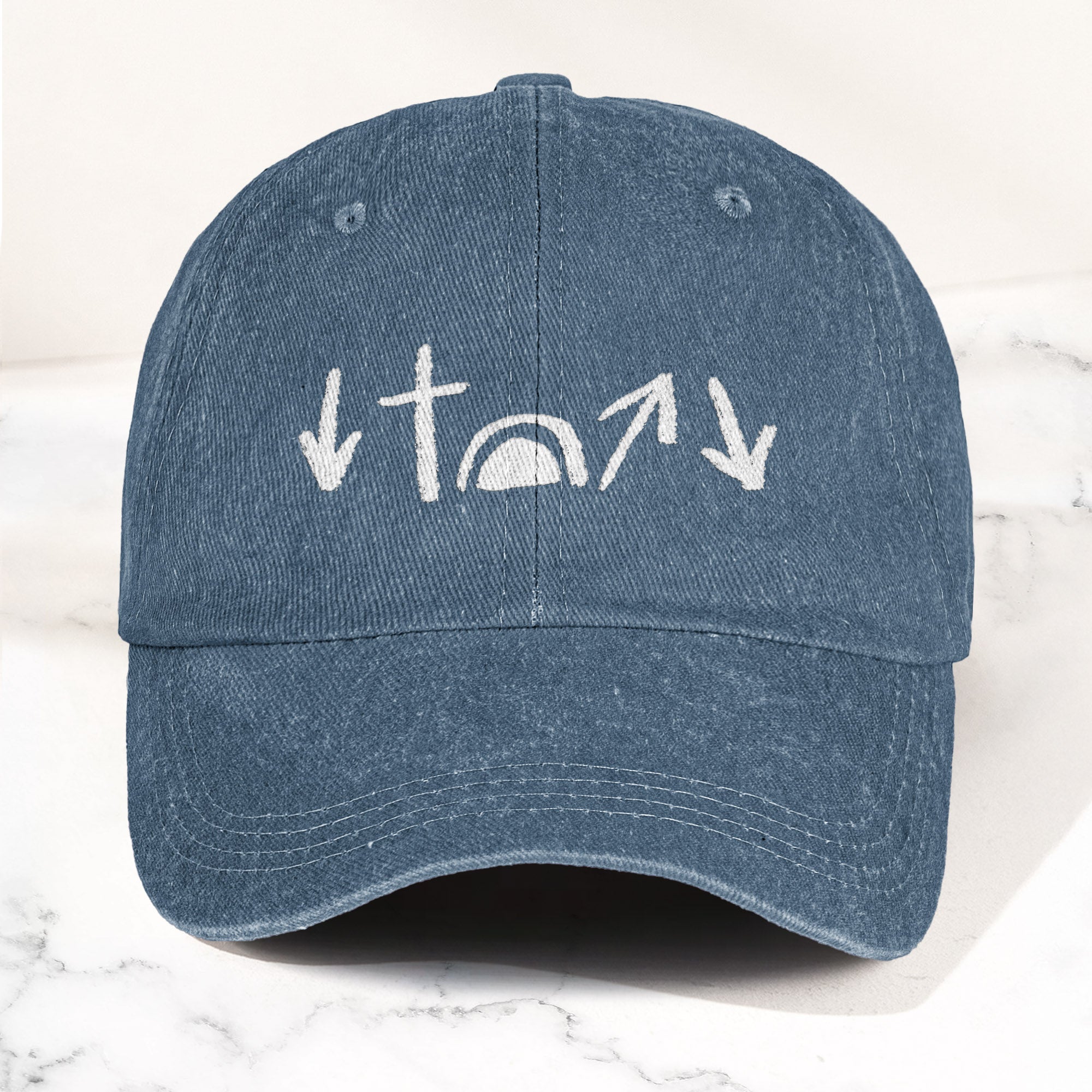 The Story Of Jesus Denim Cap Vintage Dad Cap Gift For Dad (With Box)