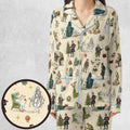 A Christmas Carol Characters Pattern Pajamas Set