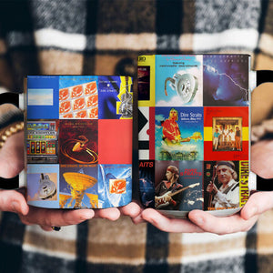 Dire Straits Accent Mug Classic Album Cover Collage Gift