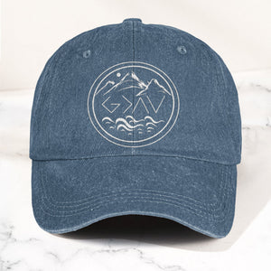 God Is Greater Than The Highs And Lows Denim Cap Dad Cap Gift For Dad (With Box)