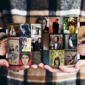 Rick Springfield Accent Mug Classic Hits Album Art Collage Gift