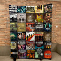 3 Doors Down Sherpa Blanket Classic Album Cover Collage Cozy Throw Gift for Rock Fans
