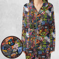 The 1980's. The Decade Of Greed Pajamas Set