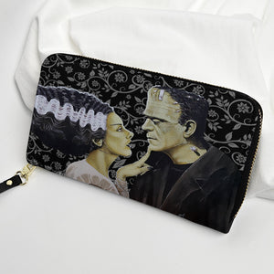Frankenstein & Bride Gothic Leather Handbag & Wallet Set Classic Horror Love
