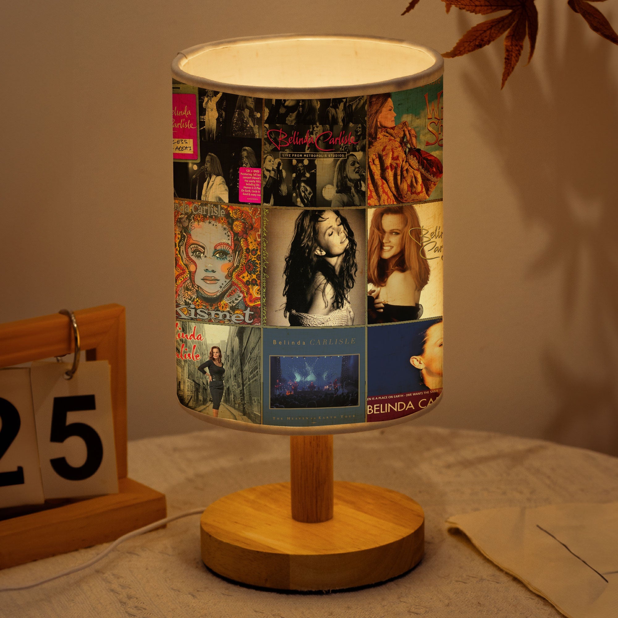 Belinda Carlisle Albums Fabric Lamp Heaven Is a Place of Light