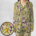 Green and Purple Battle TMNT Pajamas Set