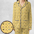 Cat DND Classes Pattern Pajamas Set
