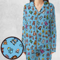 8-bit Breakfast Cereal Icons Pajamas Set