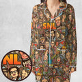 Blues Brothers Waynes World Coneheads SNL Characters Pajamas Set