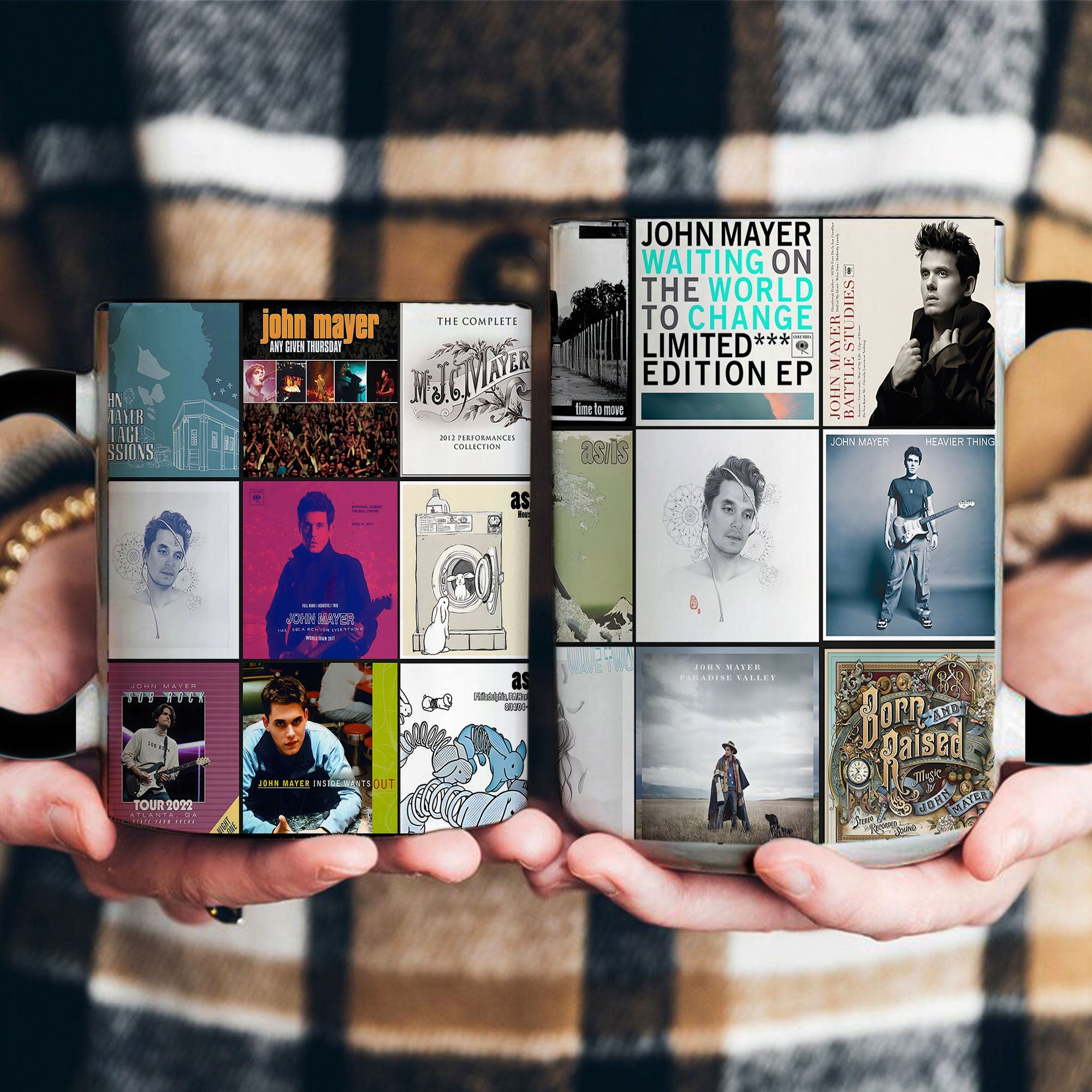 John Mayer Accent Mug Classic Album Cover Collage Gift