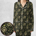 Facehugger Flower Pattern Alien Pajamas Set
