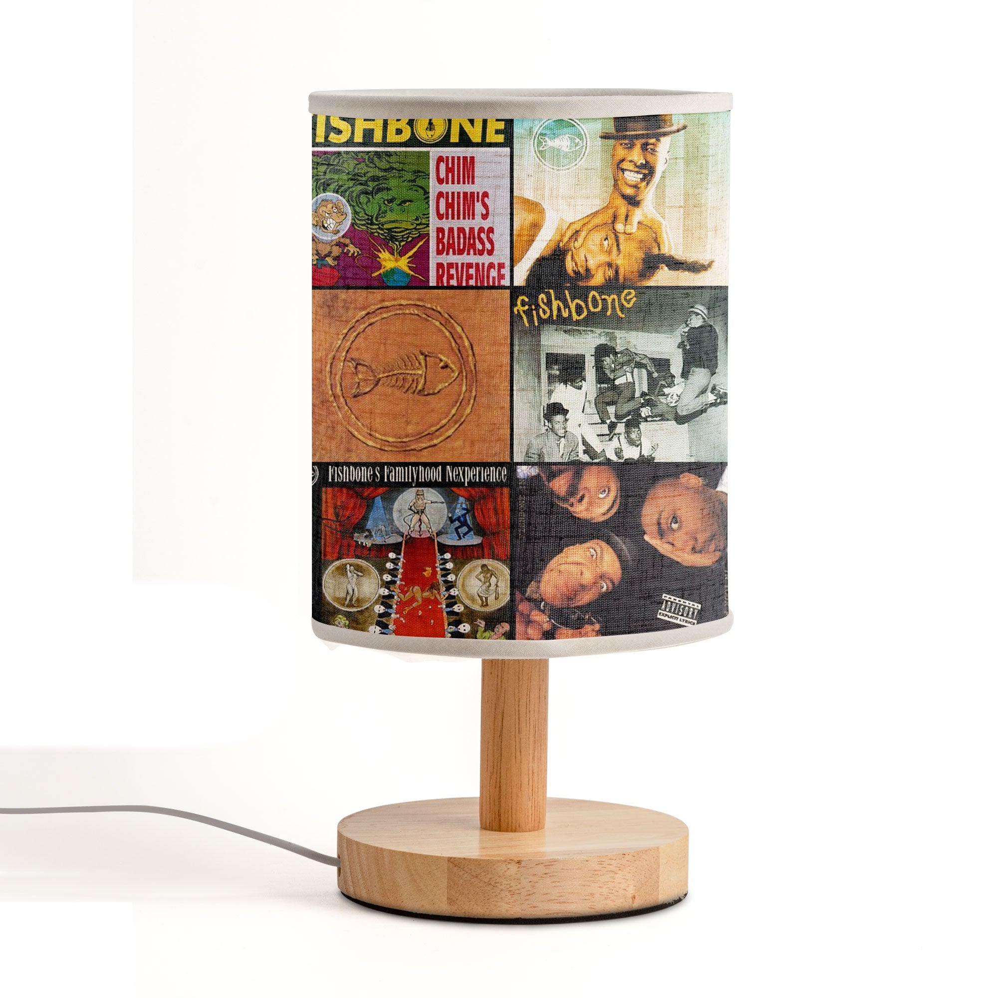 Fishbone Album Art Table Lamp Funk Rock & Ska Punk Decorative Light