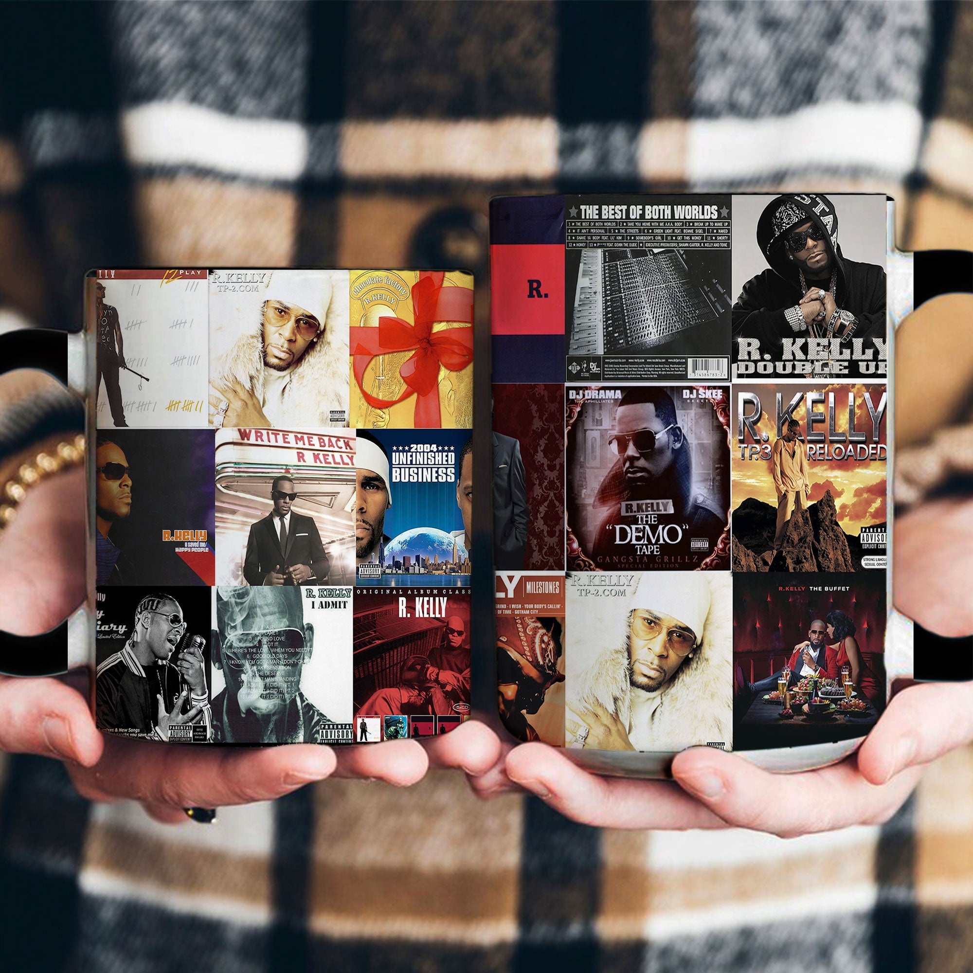 R. Kelly Accent Mug R&B Album Collage Gift